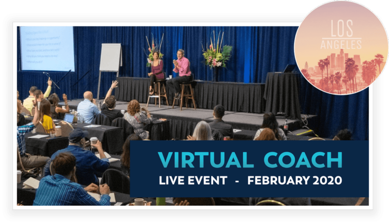 A ticket to Virtual Coach Live: